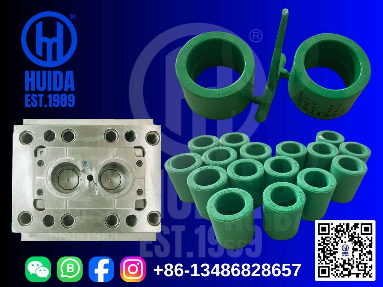 PPR COUPLING PIPE FITTING MOULD 2