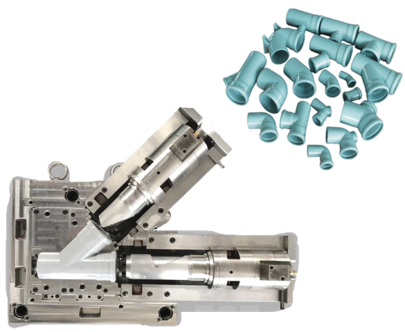 PP COLLAPSIBLE FITTING MOULDS