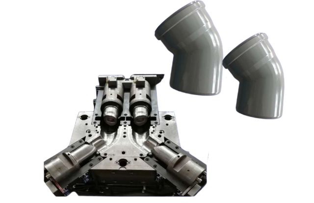 PVC COLLAPSIBLE ELBOW 45° PIPE FITTING MOULD