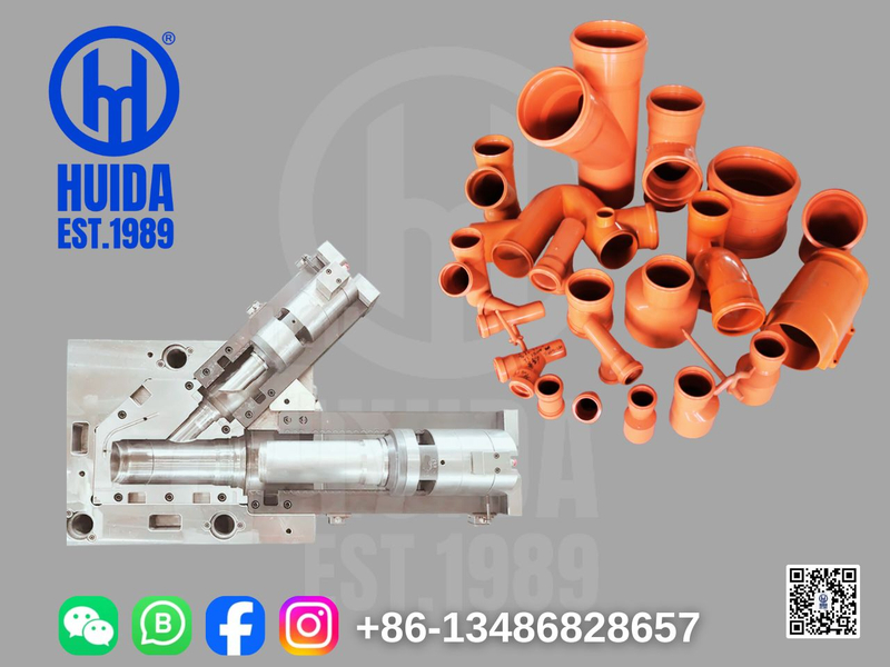 UPVC DRAINAGE COLLAPSIBLE PIPE FITTING MOULD