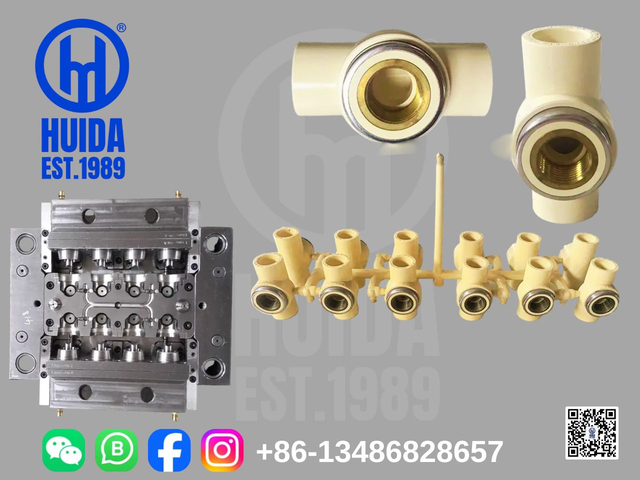 CPVC FITTING MOULD FEMALE TEE WITH BRASS INSERT