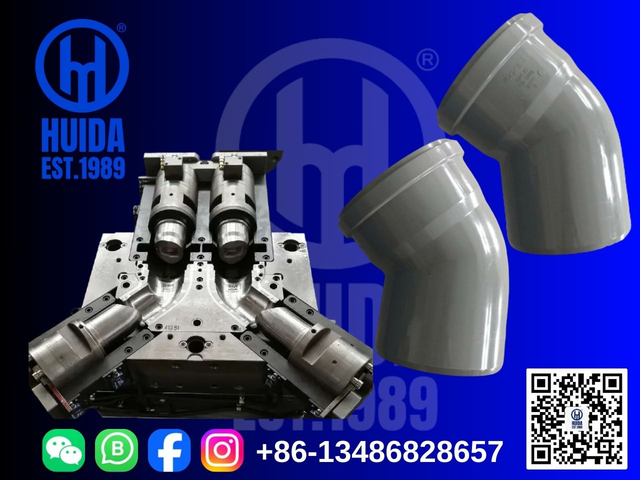 PVC COLLAPSIBLE ELBOW 45° PIPE FITTING MOULD