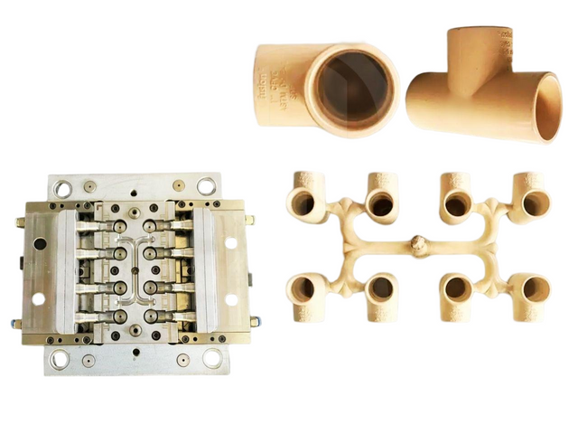 CPVC FITTING MOULD FEMALE TEE WITH BRASS INSERT