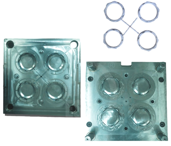 PP FEMALE THREAD RING/NUT AGAINST DISCHARGE