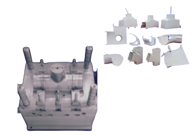 PP RAIN GUTTER MOULD