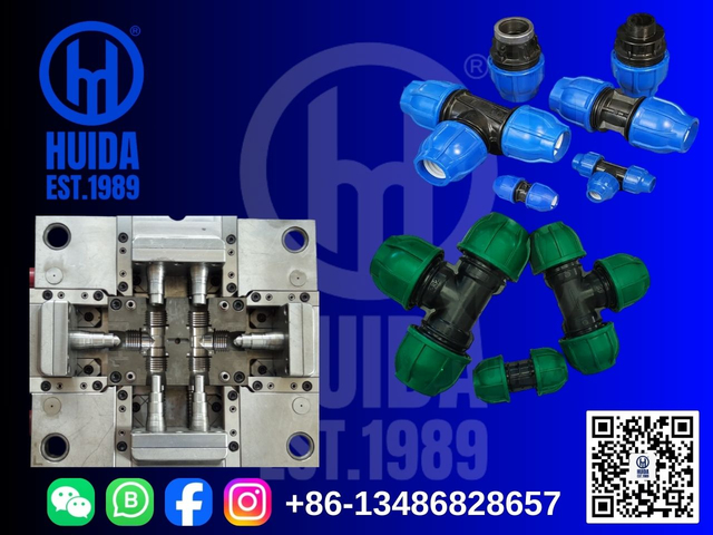 PP PLASTIC IRRIGATIVE PIPE FITTING MOULD 