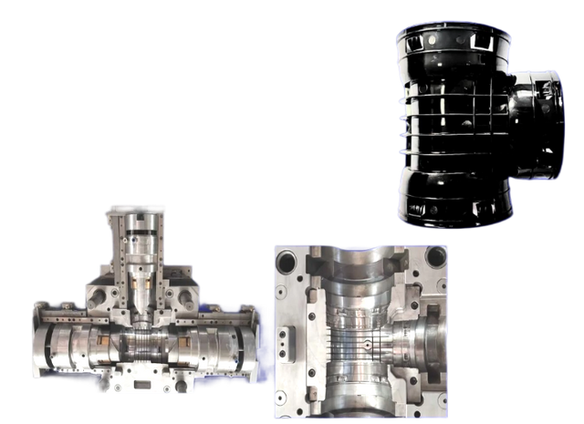 HDPE CORRUGATED PIPE FITTING MOULD
