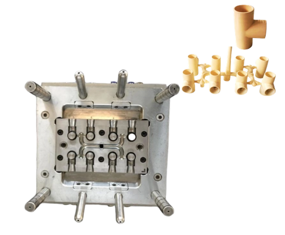 CPVC PLASTIC TEE FITTING MOULD