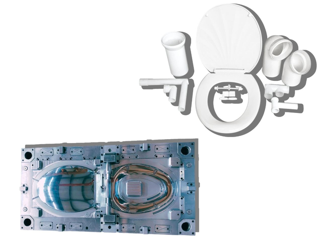 SANITARY FITTING & DELUXE COMMODE SEAT COVER MOULD