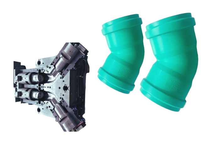 PP FITTING MOULD COLLAPSIBLE ELBOW 45 DEGREE