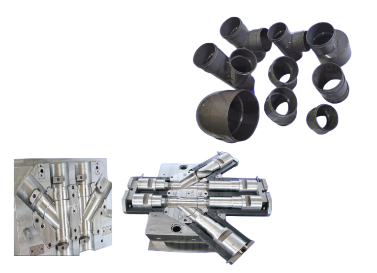 PVC SEWAGE OR DRAINAGE Y TEE PIPE FITTING MOULD