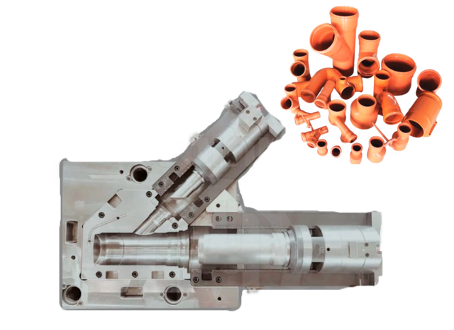 UPVC DRAINAGE COLLAPSIBLE PIPE FITTING MOULD