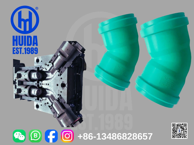 PP FITTING MOULD COLLAPSIBLE ELBOW 45 DEGREE