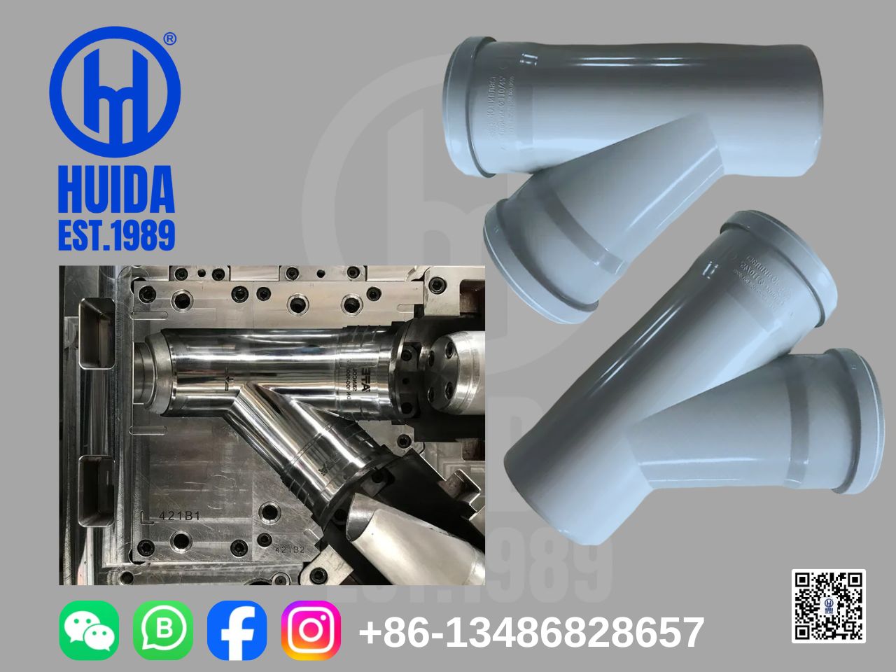 PP Y TEE COLLAPSIBLE FITTING MOULD ,