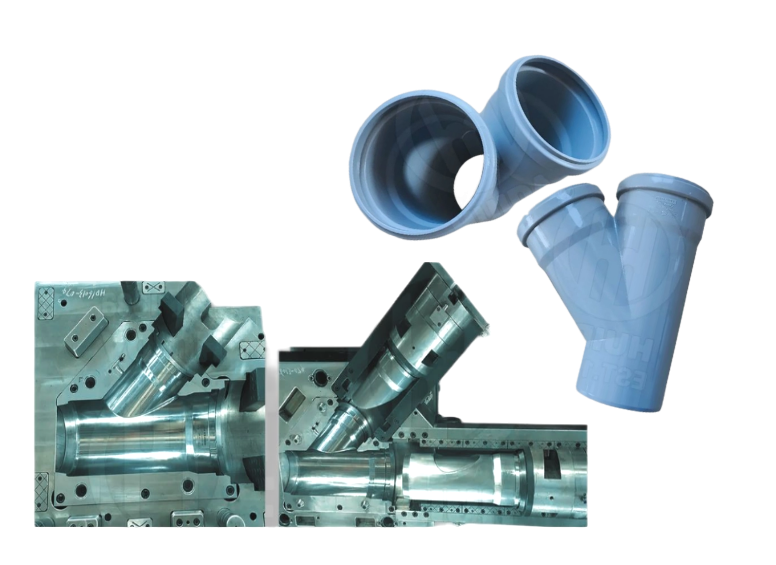 PP FITTING MOULD COLLAPSIBLE REDUCED Y TEE