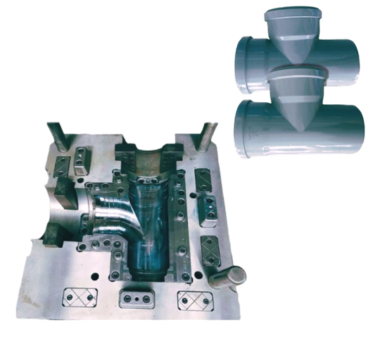 PVC PIPE FITTING MOULD COLLAPSIBLE TEE