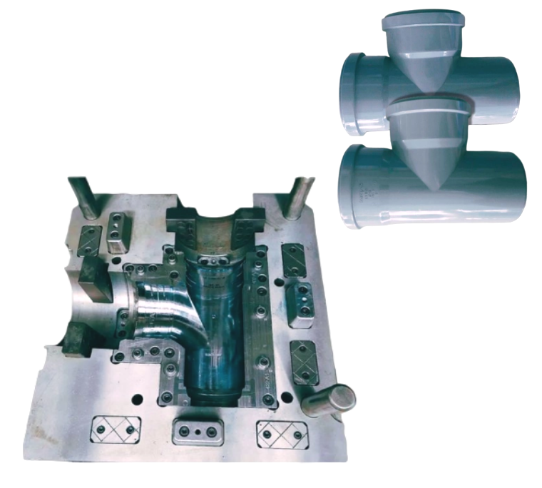PVC PIPE FITTING MOULD COLLAPSIBLE TEE