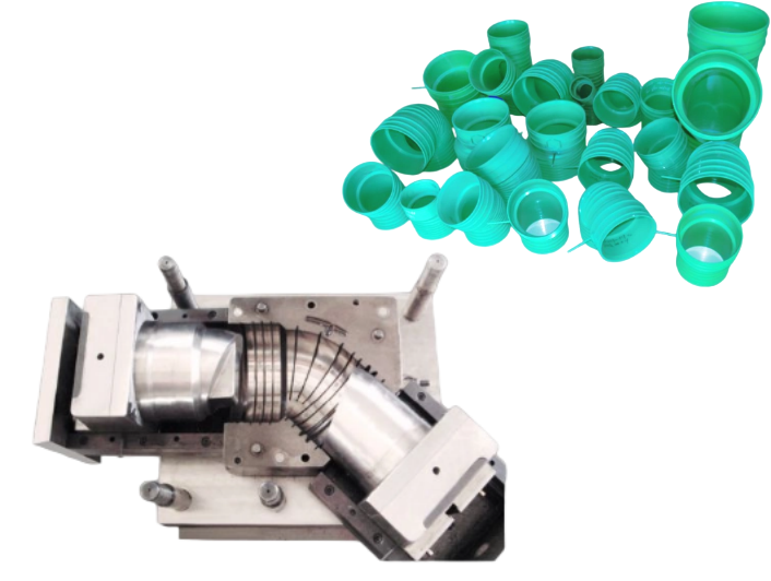 HDPF CORRUGATED PIPE FITTING MOULDS