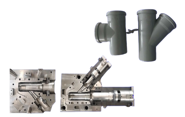 PVC COLLAPSIBLE CORE Y TEE PIPE FITTING MOULD