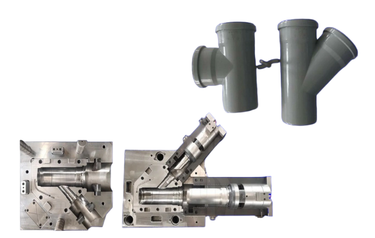 PVC COLLAPSIBLE CORE Y TEE PIPE FITTING MOULD