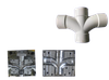 PVC SEWAGE DRAINAGE Y TEE PIPE FITTING MOULD