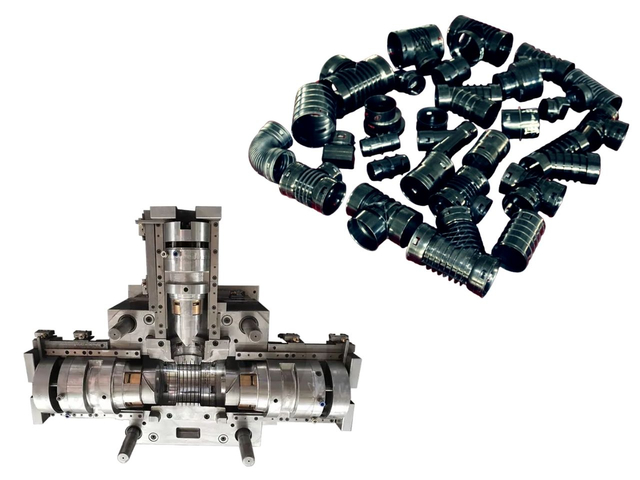 CORRUGATED PIPE FITTING MOULD