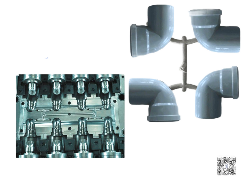 UPVC COLLAPSIBLE 90° ELBOW PIPE FITTING MOULD