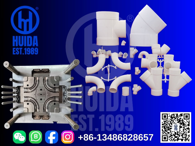 DIFFERENT SIZES OF PVC FITTING MOULD