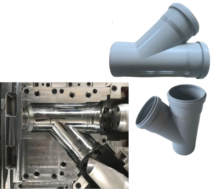 PP Y TEE COLLAPSIBLE FITTING MOULD