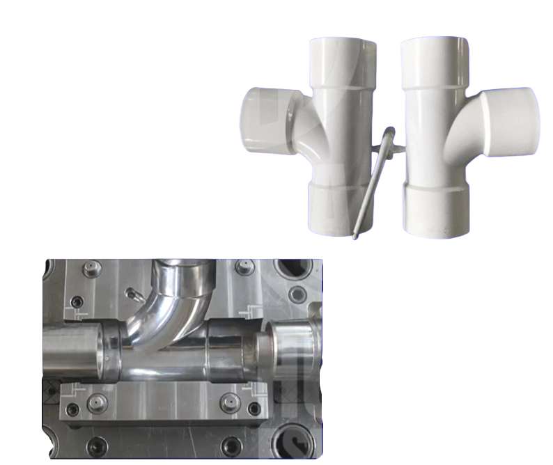 PVC SEWAGE TEE FITTING MOULD